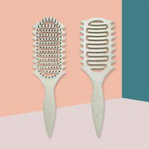 Brosse à cheveux en plastique ventilée pour femmes pour tous types de cheveux façonnant et définissant les cheveux bouclés pour le soin des cheveux bouclés - Product Image 6