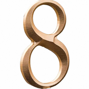 अनुकूलित उत्कीर्णन एल्यूमीनियम पत्र 3 डी वर्ण चिह्न विभिन्न आकृतियों के साथ - Product Image 1