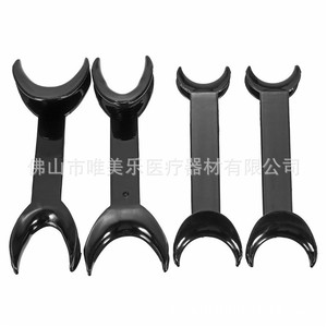 Rétracteur orthodontique double tête noir résistant aux hautes températures, instrument chirurgical dentaire pour ouverture buccale, photographie - Product Image 6