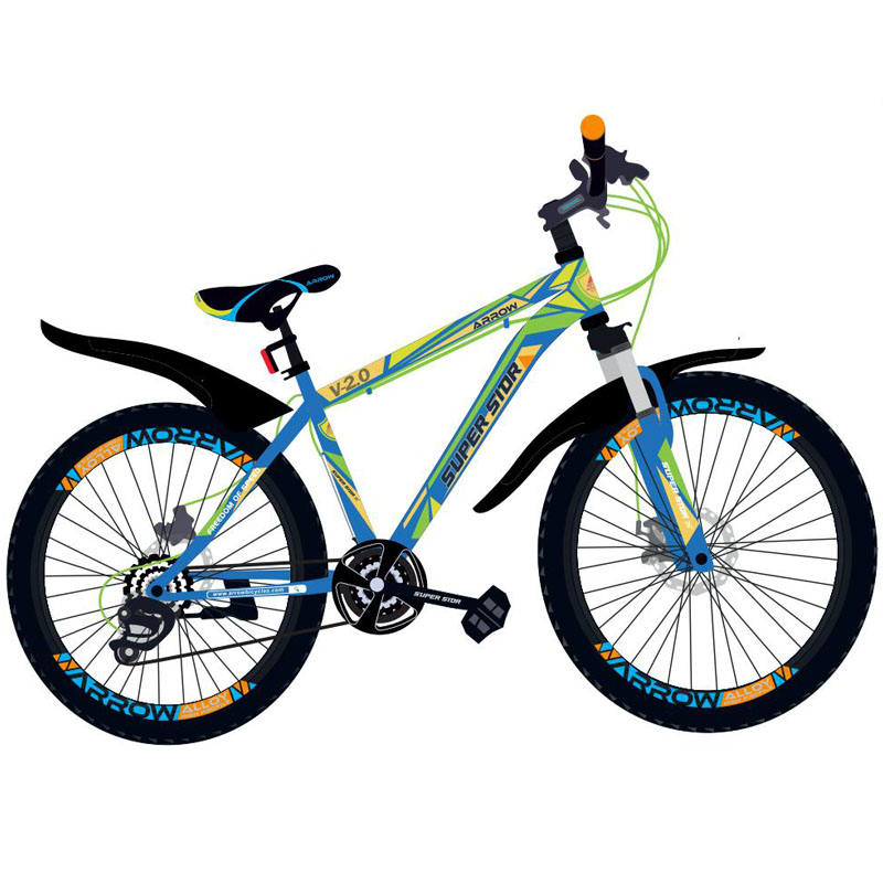Custom 21-Speed 26-Inch Mountain Bike with Disc Brake Suspension