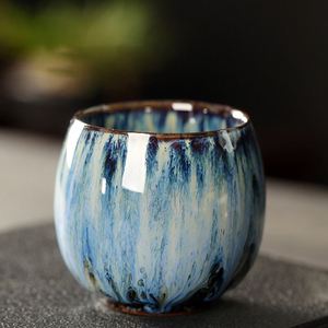 110Ml Wholesale Japanese Style Hand-Painted Coffee Kiln Change Cute <b>Espresso</b> Mug Kungfu Tea Water <b>Cup</b> - Product Image 5