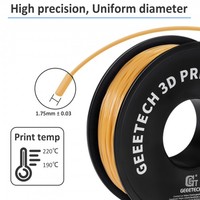 Filament d'impression 3D TPU GeeTech en gros, 1,75 mm, bobine de 1 kg, filament standard pour imprimante 3D, filament TPU 95A
