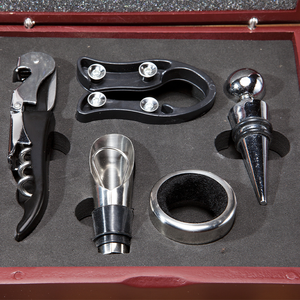 Hoogwaardige Wijn Accessoires Wijn <span class=keywords><strong>Opener</strong></span> <span class=keywords><strong>Set</strong></span> Wijn Gereedschap Geschenkset Accessoires 4 Stuks Tools Kit Geaccepteerd Custom - Product Image 3