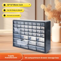 Choix amusant moderne 30 grille armoire de rangement suspendue PP plastique aluminium Style pièces boîte pour usage domestique divisant outils ingrédients