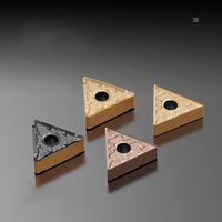Lames/inserts triangulaires industriels de la série TNMG, support OEM personnalisé, pièces de fraisage CNC, tournage, 45HRC DLC 12mm carbure