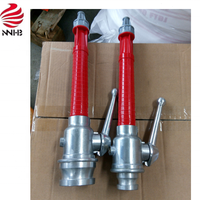 Nosel Selang Pemadam Kebakaran Aluminium, Nosel Semprot, Pipa Cabang 2 inci, Nosel Selang Air Semprot Jet John Morris untuk Pemadam Kebakaran