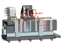 Centre d'usinage CNC à 5 axes à liaison verticale VN30-2000 pour tournage et fraisage, robuste, pour la découpe de métaux et de moules en acier