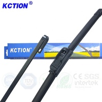 Fabricante de accesorios para automóviles OEM ODM Logo frente plano U gancho Universal parabrisas limpiaparabrisas suave al por mayor para modelo de coche 99%
