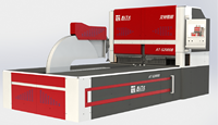 CNC Automatic Bending Center Blech falz maschine Hochpräzise Voll automatische 2000 Press arm/C-Typ Arm Flexibel