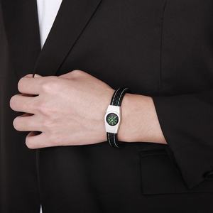 Pulsera de Supervivencia con Brújula de Acero Inoxidable, Diseño Nuevo 2024, Venta al Por Mayor - Product Image 5