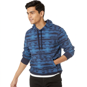 2025 Custom Men's Cotton Pullover Hoodie Long Sleeve Fleece <b>Sweatshirt</b> Sportswear Activewear Winter OEM Supplier - Product Image 1
