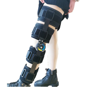 Verstelbare Knie Spalk Ondersteuning Rom Scharnierende Knie <span class=keywords><strong>Brace</strong></span> Zimmer Kniebrace Benen Correctie Riem - Product Image 3