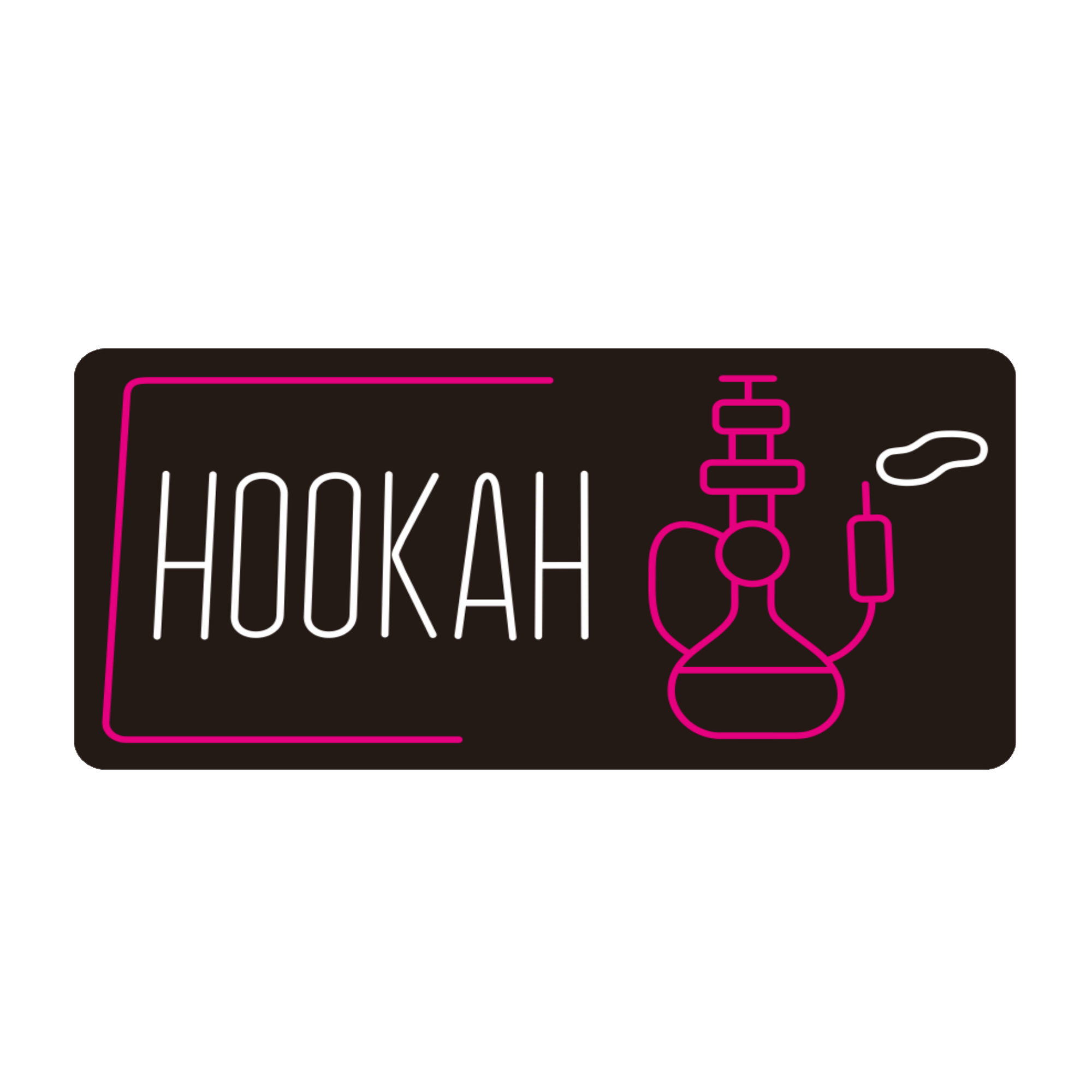 HOOKAH neon sign