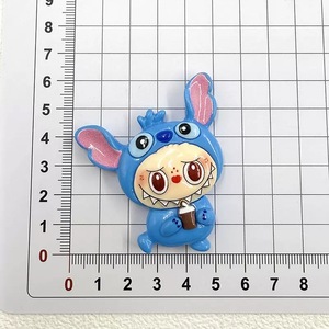 C23 Kawaii - Abalorios Grandes de Resina con Personajes Alienígenas Azules, Bonitos Cabujones de Dibujos Animados para Manualidades, Fundas de Teléfono, Imanes de Nevera, Decoración Infantil - Product Image 5