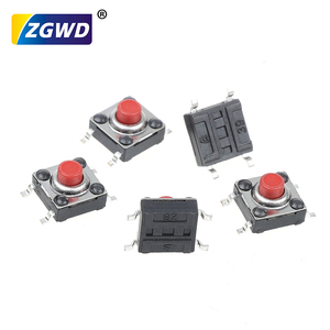 Không thấm nước chống bụi 6.2*6.2*4.5 mét Tactile chuyển đổi bề mặt gắn kết loạt dọc bốn-Pin <span class=keywords><strong>micro</strong></span>-phong trào đẩy nút Thiết bị chuyển mạch - Product Image 1