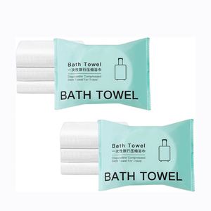 Toalla de Baño Desechable Gruesa de Color Sólido, Comprimida, No Tejida, para Adultos, Viajes, Hotel, Salón, Spa - Empaquetada Individualmente - Product Image 4