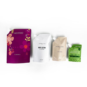 Sacs à bec verseur en Mylar personnalisés, durables, étanches à l'air et à l'humidité pour gels douche, shampoings, après-shampoings et nettoyants visage - Product Image 5