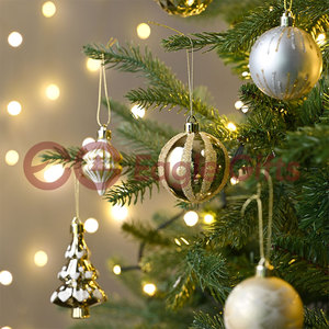 EAGLEGIFTS Fabricante Suministra <span class=keywords><strong>Adornos</strong></span> Navideños <span class=keywords><strong>de</strong></span> Lujo en Oro Blanco, Juego <span class=keywords><strong>de</strong></span> Bolas para Árbol <span class=keywords><strong>de</strong></span> <span class=keywords><strong>Navidad</strong></span>, Caja con Forma <span class=keywords><strong>de</strong></span> Casa, Decoraciones Navideñas - Product Image 5