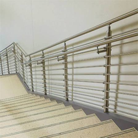 Balustrades et mains courantes en acier inoxydable 304/316 - Garde-corps en tube traversant pour balcon, escalier extérieur |   Installation facile |   CE