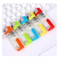 Briquet torche électrique rechargeable en plastique DongQi DQ-520, moderne et très vendu, pour le camping, les cigares et la cigarette