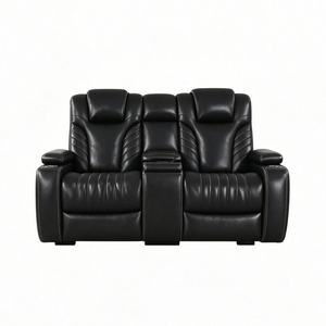 Sofá Reclinable Eléctrico de Cuero Moderno y Convertible con Reposacabezas, Precio de Fábrica, para Muebles del Hogar - Product Image 3