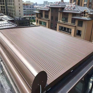 <strong>Cheap</strong> Automatic Aluminum <strong>Roller</strong> Shield <strong>Roller</strong> Shutters Awning Insulation Rolling <strong>Roof</strong> - Product Image 2