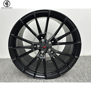 Jantes en alliage d'aluminium forgé multi-rayons noir mat personnalisables, 19-24 pouces, ajustement précis 1:1, pour rétrofit/amélioration W205 - Product Image 2