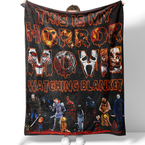 Factory Custom Design Hot Sale Digital Printed Custom Fleece <strong>Throw</strong> <strong>Halloween</strong> <strong>Blanket</strong> - Product Image 4