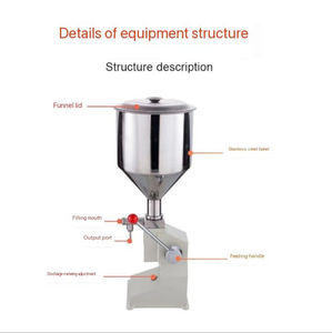 Moteur pneumatique semi-automatique JIAHE 5ml 10ml 20ml pour crème, miel, liquide vaisselle, colorant à lèvres A03 - Product Image 6