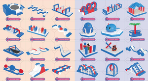 Lillytoys — grand parc <span class=keywords><strong>aquatique</strong></span> <span class=keywords><strong>gonflable</strong></span>, jouet avec thème personnalisé, équipement flottant, sport <span class=keywords><strong>aquatique</strong></span>, pour adultes, fabriqué en chine - Product Image 5