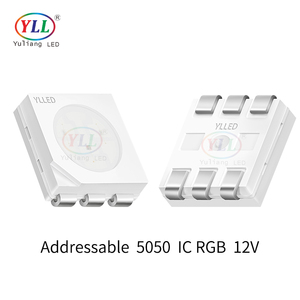 Chip <span class=keywords><strong>LED</strong></span> Epistar Serie Encapsulation, Diodo IC 0.2W <span class=keywords><strong>12V</strong></span> SK6812 <span class=keywords><strong>5050</strong></span> RGB SMD <span class=keywords><strong>LED</strong></span>, Angolo di Visione 120°, Dimmerabile WS2812b Decorativo - Product Image 2