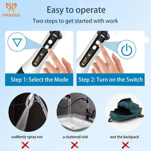 USB eléctrico portátil para irrigador bucal, hilo dental inalámbrico, hilo de agua para uso doméstico y exterior, limpiador de dientes - Product Image 5