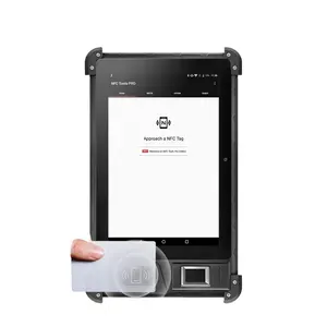 HF-Security FP08 Tablet PC industriale Mobile biometrico registratore di presenze macchina per punzonatura con stampante