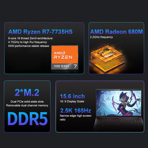 Ordenador portátil para juegos Ordenador portátil Core I9 I5 I7 11Th Generation <span class=keywords><strong>17</strong></span> 15 pulgadas 16Gb Laptop el precio de la computadora con retroiluminación - Product Image 6