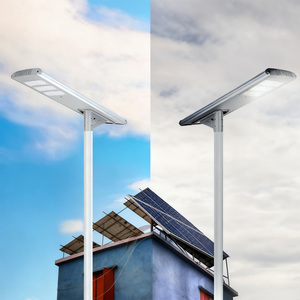 Lampadaires solaires à détection de présence humaine avec LED ultra-lumineuses et étanchéité IP65 pour l'éclairage routier et l'éclairage extérieur LED - Product Image 3