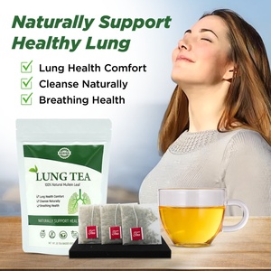 Thé biologique mélangé Chinaherbs, feuilles de molène fraîches personnalisées, santé pulmonaire du fumeur, confort, nettoyage respiratoire à base de plantes, sachet spécial - Product Image 2