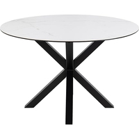 Ensemble de table à manger classique et au design moderne Ensemble de table à manger en pierre Meubles de salle à manger modernes en céramique Ensemble de 4 avec table ronde