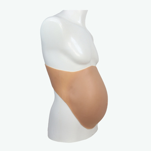 Barriga de Embarazo Realista de Silicona 100%, para 4-5 Meses, Modelo de Embarazo Falso para <span class=keywords><strong>Cosplay</strong></span>, Tamaño 7cm, 6 Colores Disponibles - Product Image 2