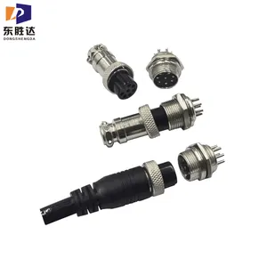 Aviation Plug M12 M16 Electric Connector IP67 Male Female Waterproof Power Connector