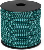 Tali Paracord 550 Tipe III 7 Untai Pola Berlian 4mm Tali Parasut Nilon untuk Bertahan Hidup, Berkemah, Mendaki Gunung, Gelang Luar Ruangan, Tali Gantungan, DIY