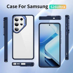 Coque de téléphone portable hybride antichoc en TPU et acrylique avec support d'appareil photo et béquille pour <span class=keywords><strong>Samsung</strong></span> S26 Ultra S25 S24 Plus - Product Image 2