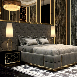 Fabricante de Muebles de Hotel Personalizados OEM de Turquía, Proyecto de Contrato a Medida, Juego de Armario de Dormitorio, Lacado, MDF, Madera Sólida - Product Image 1