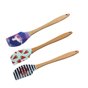 Newest Pattern Food Grade <b>Silicon</b> Spatula Kitchen Baking Gadget Cake <b>Tool</b> - Product Image 2