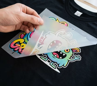 Transferts DTF personnalisés, effets réfléchissants et phosphorescents pour la mode streetwear, impression par transfert en gros