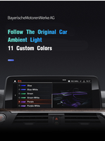 Kit d'éclairage d'ambiance intérieur pour voiture, 256 couleurs, pour BMW X3 X4 F25 F26 2010-2023, accessoires pour les grilles d'aération