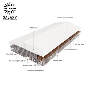Carpa para 10 personas 10X10 Custom 15X15 200 Seater 12X10 Carpas 300 Squaremeters 400 5X6X12 Siempre directo Carpas Banquete Cafetería - Product Image 4