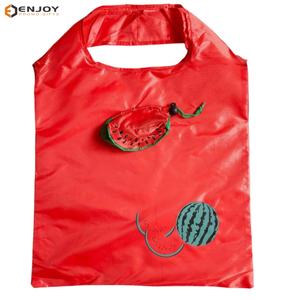 La bolsa de la compra de poliéster plegable con logotipo impreso personalizable se puede reutilizar - Product Image 5