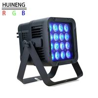 Projecteur LED RGB sans fil à piles 16x3W pour extérieur avec télécommande IR et contrôle via application Bluetooth