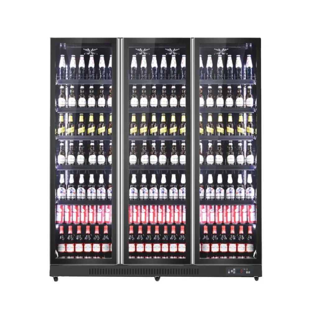 Raffreddatore di vino verticale dell'esposizione delle bottiglie della cantina 320 del ristorante commerciale