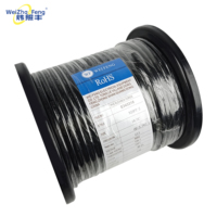 SVT 5-adriges 18AWG-transparentes PVC-Kabel und Kabel 105 Grad 300V Litzen-Flach netzteil 220V Nennspannung
